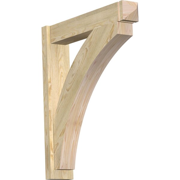 Ekena Millwork Thorton Rough Sawn Arts and Crafts Outlooker, Douglas Fir, 6"W x 30"D x 34"H OUT06X30X34THR03RDF - main